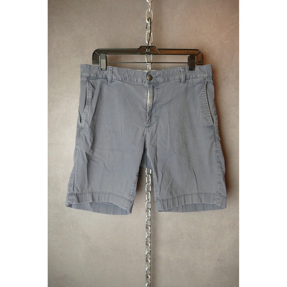 FAHERTY BRAND Mens Gray Chino‎ Shorts Size 33 Flat Front Casual